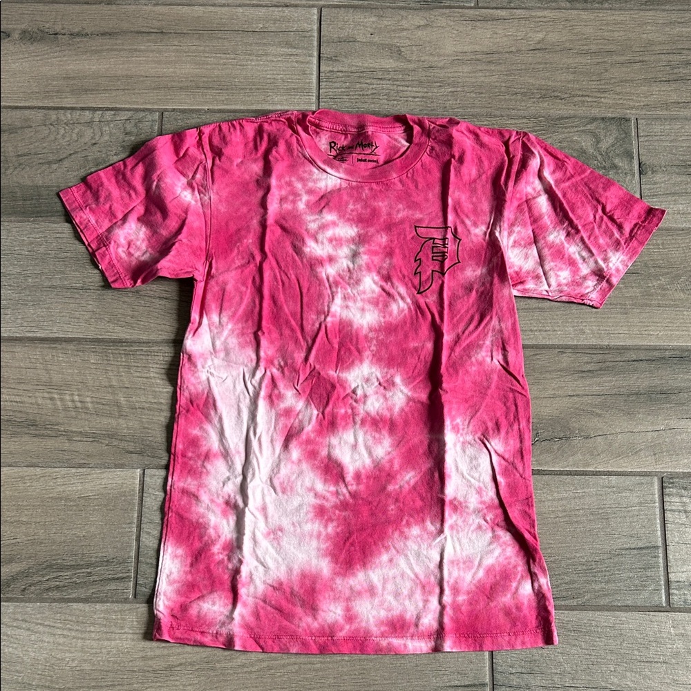 Primitive Pink tie dye Rick and Morty Tee